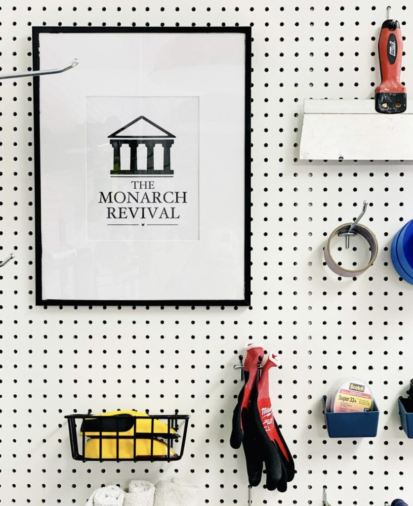 Ideas For Garage Organization: Hanging Pegboard To Utilize Wall Space