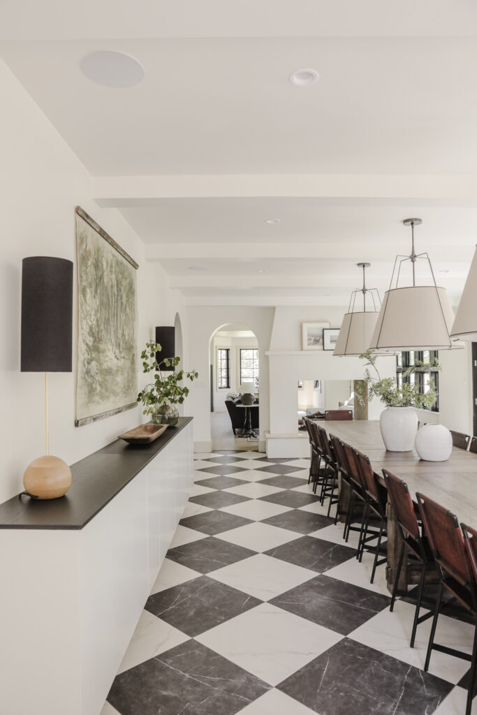 Black and White Tile  My Checkered Entry Way! - MALLORY NIKOLAUS