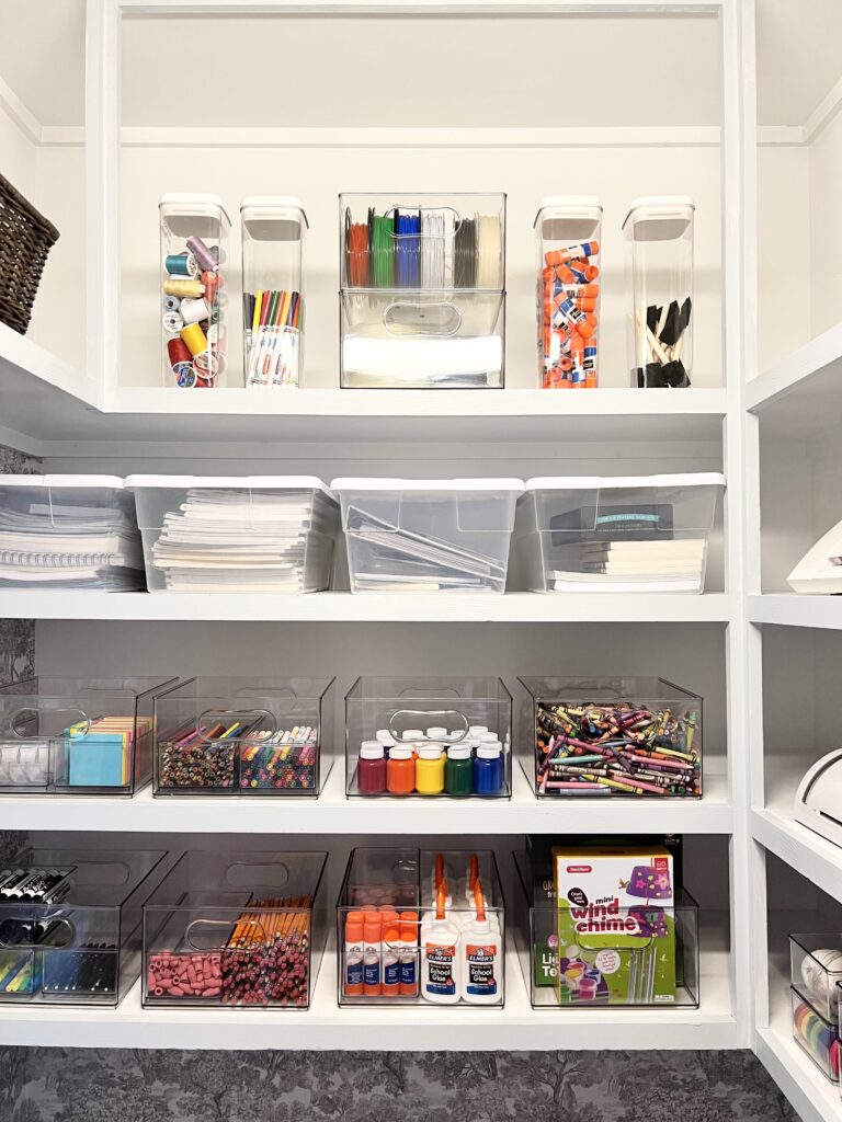 Craft Closet Organization