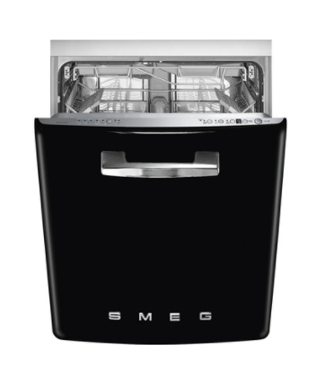 Black Smeg Portofino Dishwasher