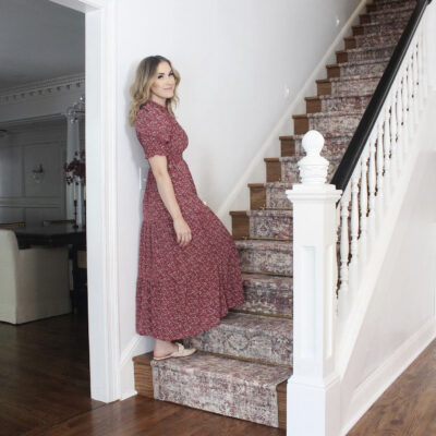 Our Kitchen Stairs Makeover + How To Perfectly Install A Stair Runner