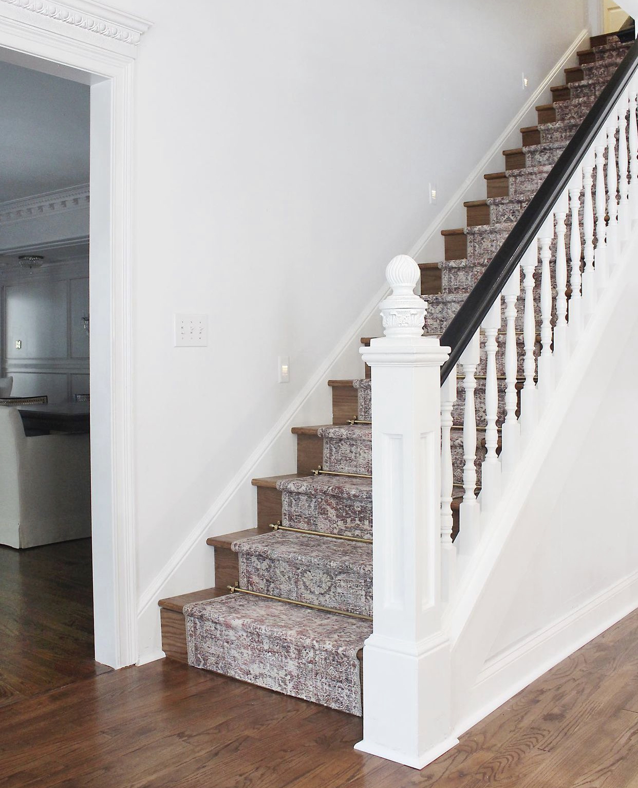 Kitchen Stairs Before The Wallpaper Mural Project