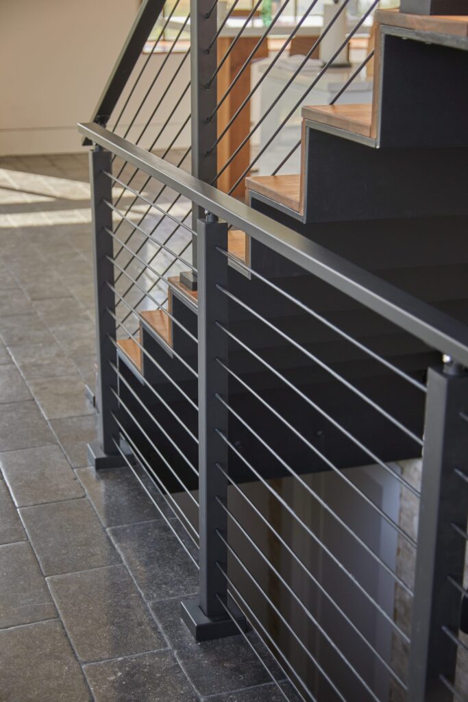 Modern Horizontal Stair Railing