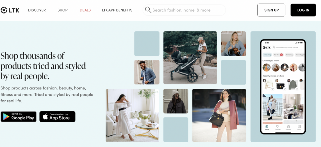 Inside influencer shopping platform LTK