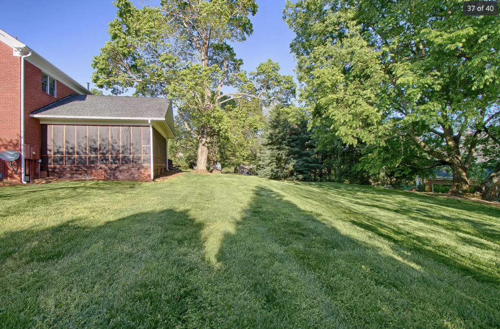 Backyard Before Fiberglass Pool Installation