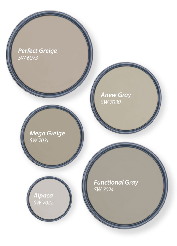 Sherwin Williams Top 5 Greige Paint Colors