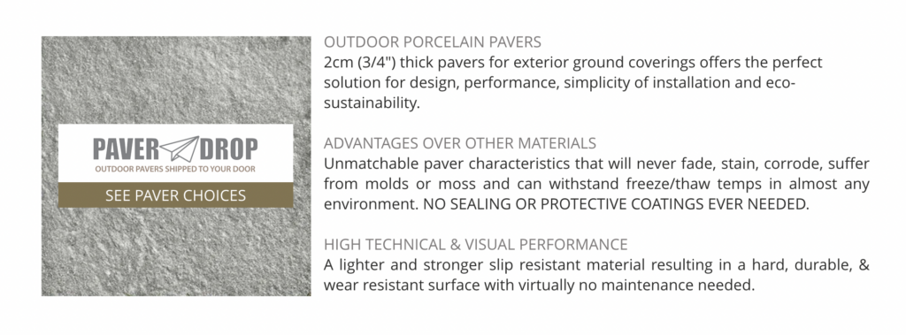 Diamond Pavers Material Source From Paver Drop