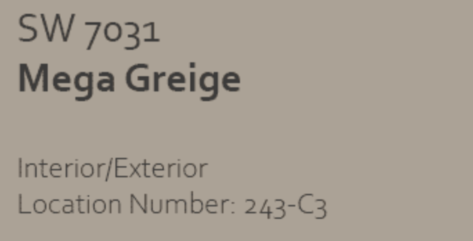 Functional Gray Greige Paint Color