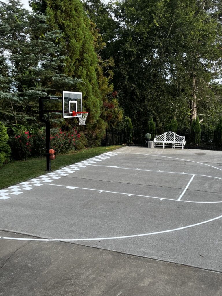 Basketball Hoop Makeover - DIY Indoor Basketball Hoop Makeover