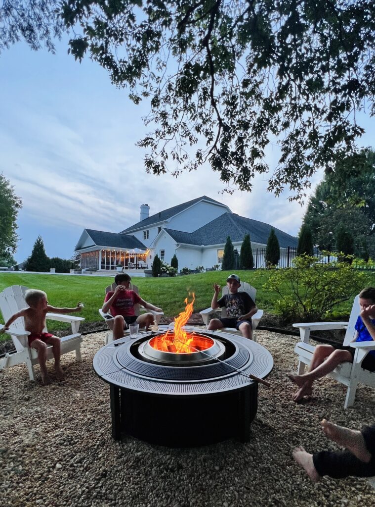 Family Nights Around DIY Fire Pit