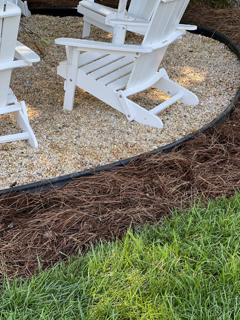 DIY Fire Pit With Pebble Floor